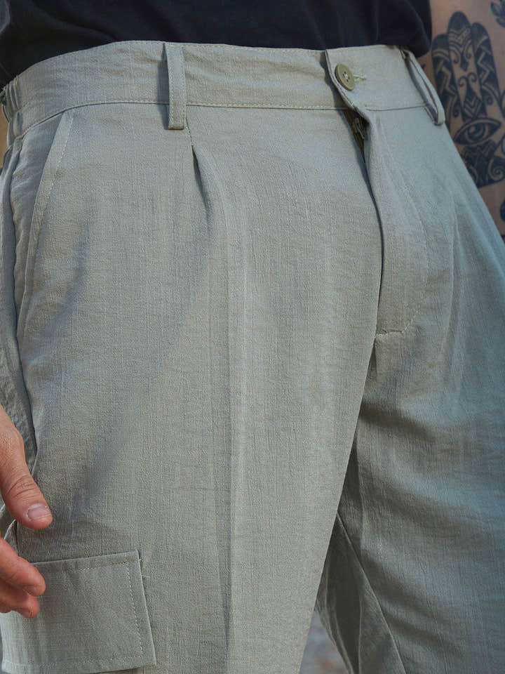 Lightweight - Crinkled Utility Trousers