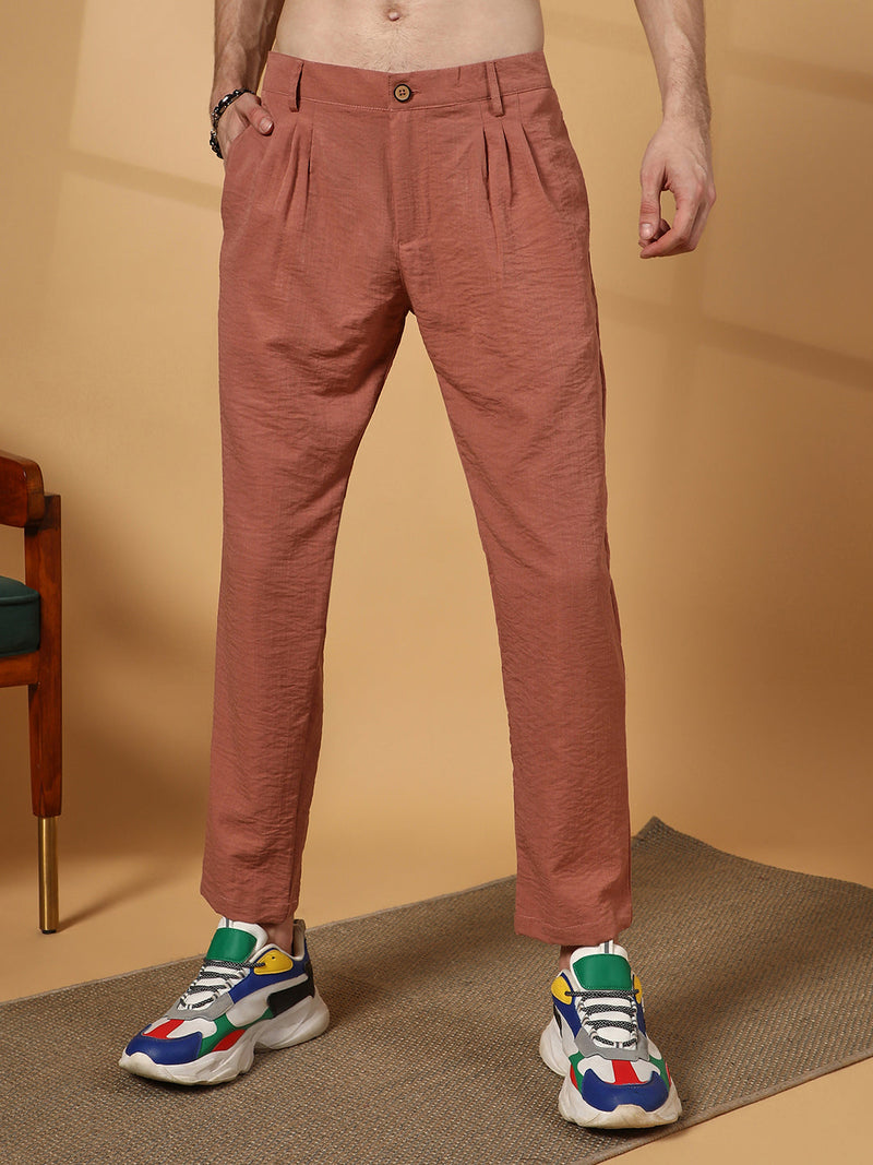 Lightweight - Crinkled Tailored Trousers