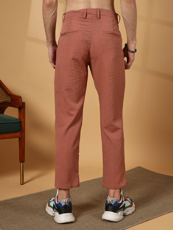 Lightweight - Crinkled Tailored Trousers