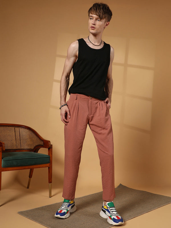 Lightweight - Crinkled Tailored Trousers