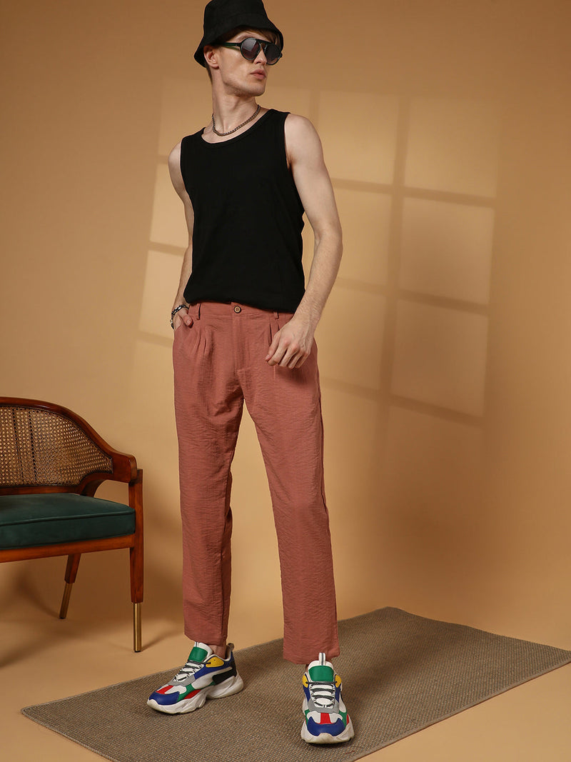 Lightweight - Crinkled Tailored Trousers