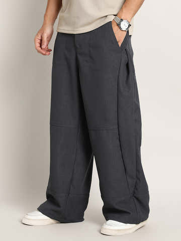 Lightweight - Panelled Baggy Cargo Trousers
