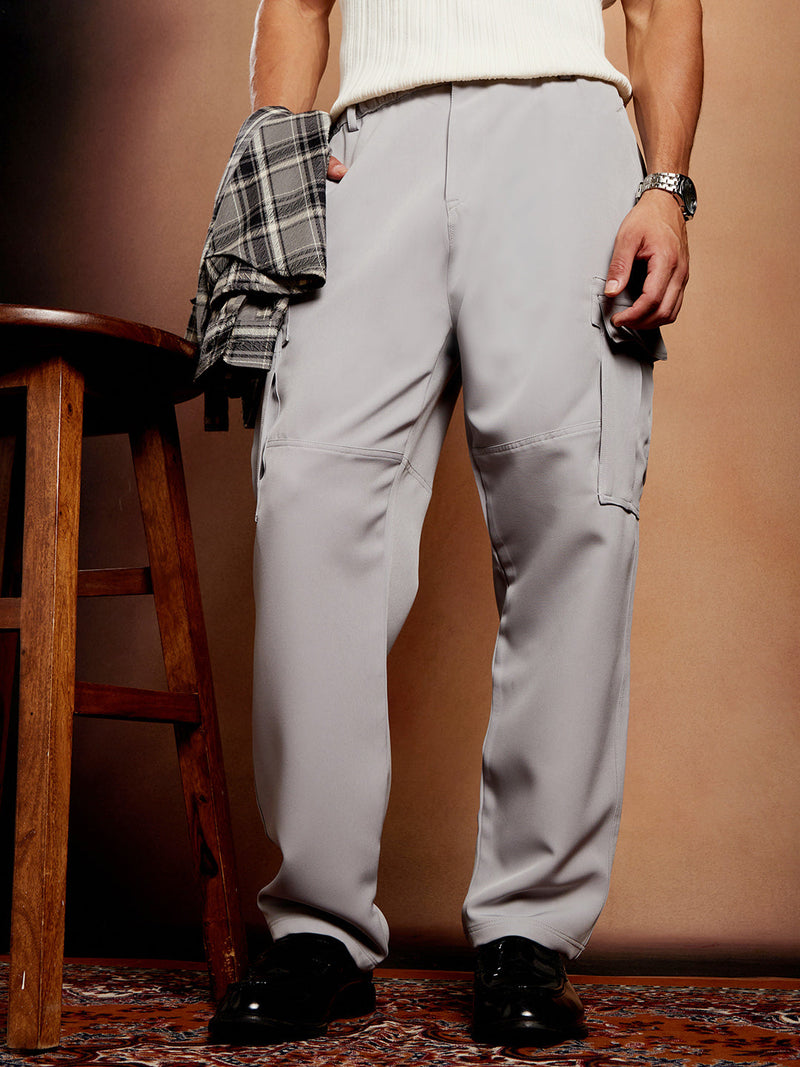Straight-Fit Cargo Trousers