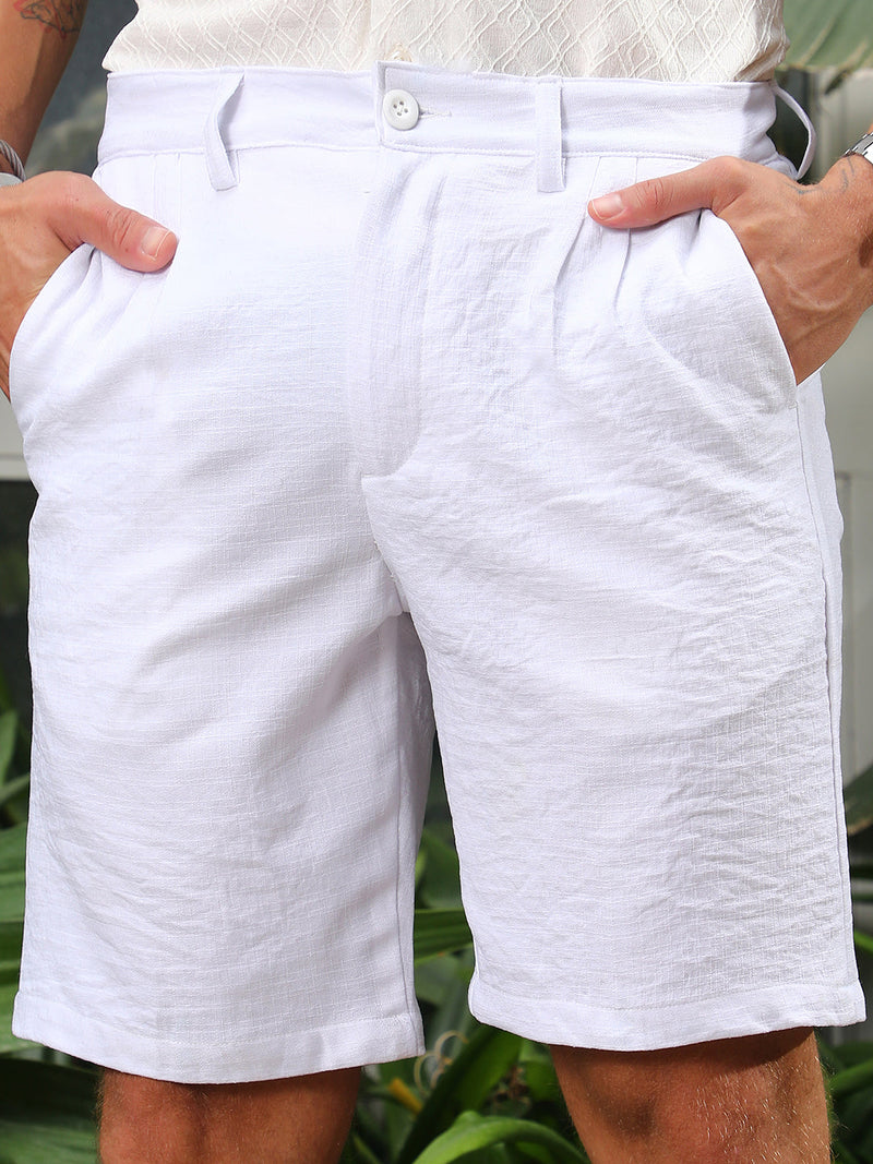 Wrinkled Tailored Shorts