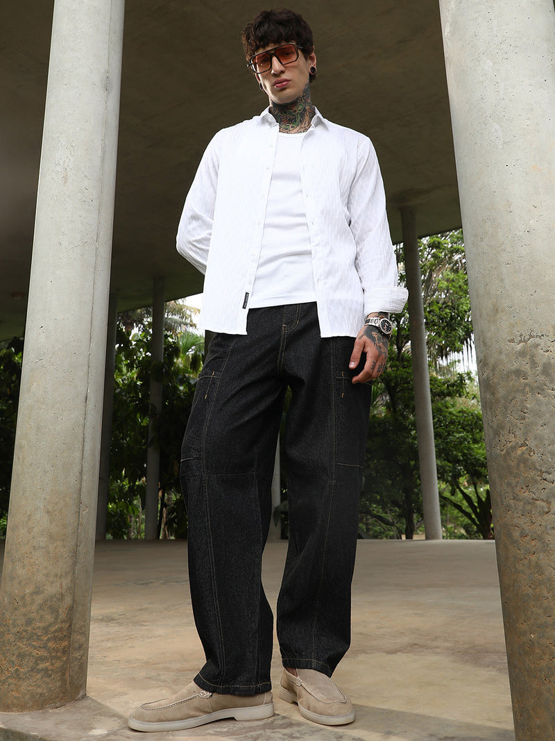 Baggy Cargo Denim Jeans