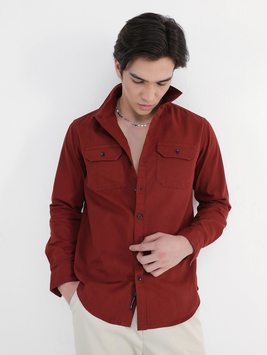 Plain Regular Fit Shirt