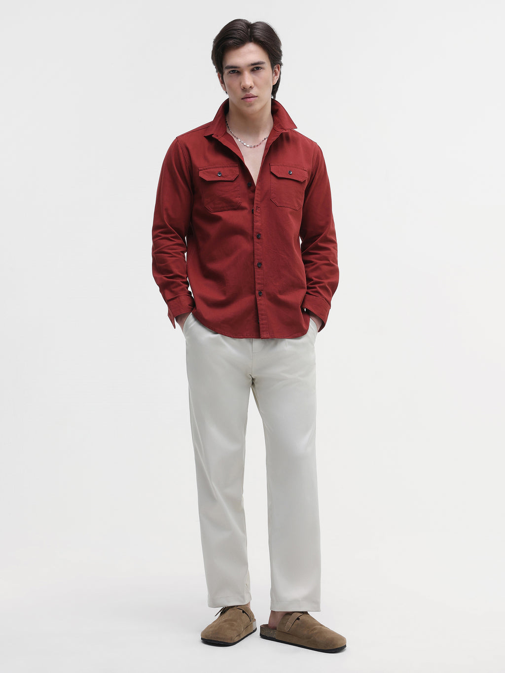 Plain Regular Fit Shirt