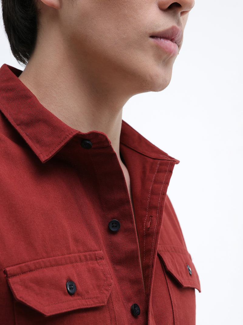 Plain Regular Fit Shirt
