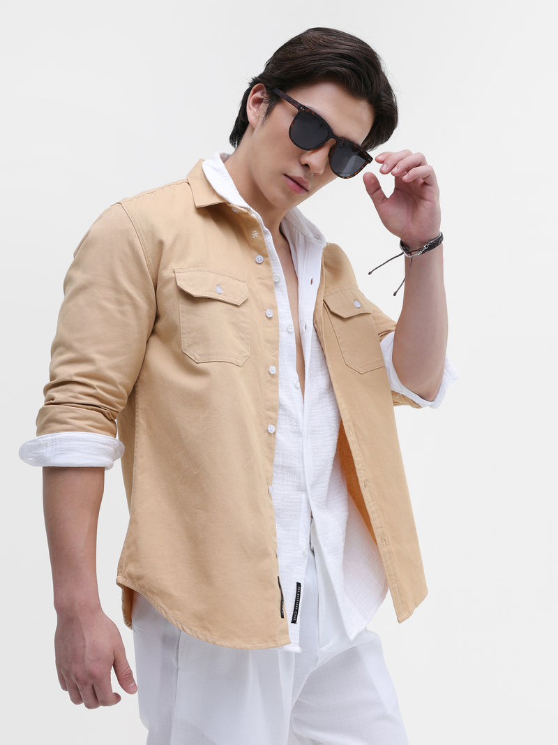 Plain Regular Fit Shirt