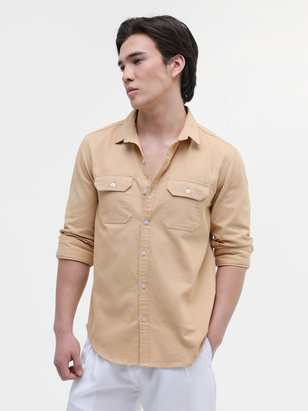 Plain Regular Fit Shirt