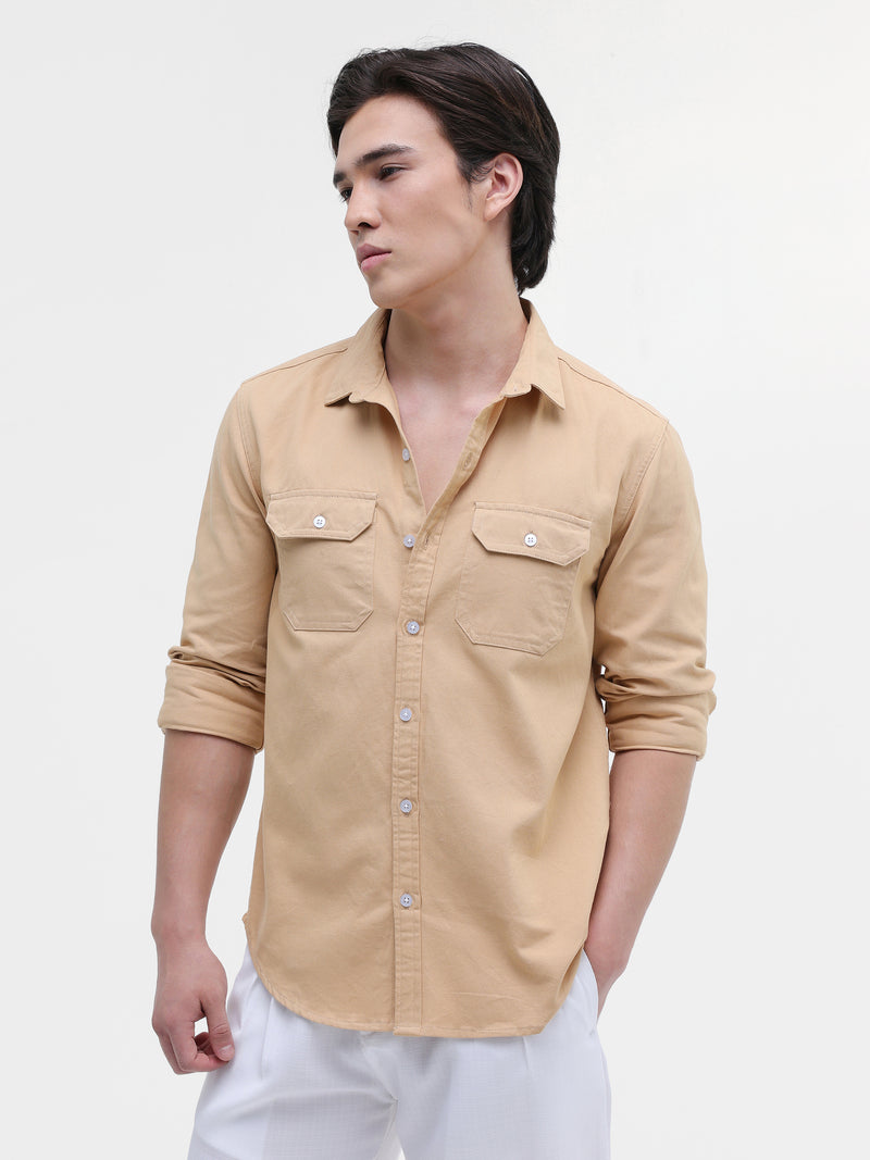 Plain Regular Fit Shirt