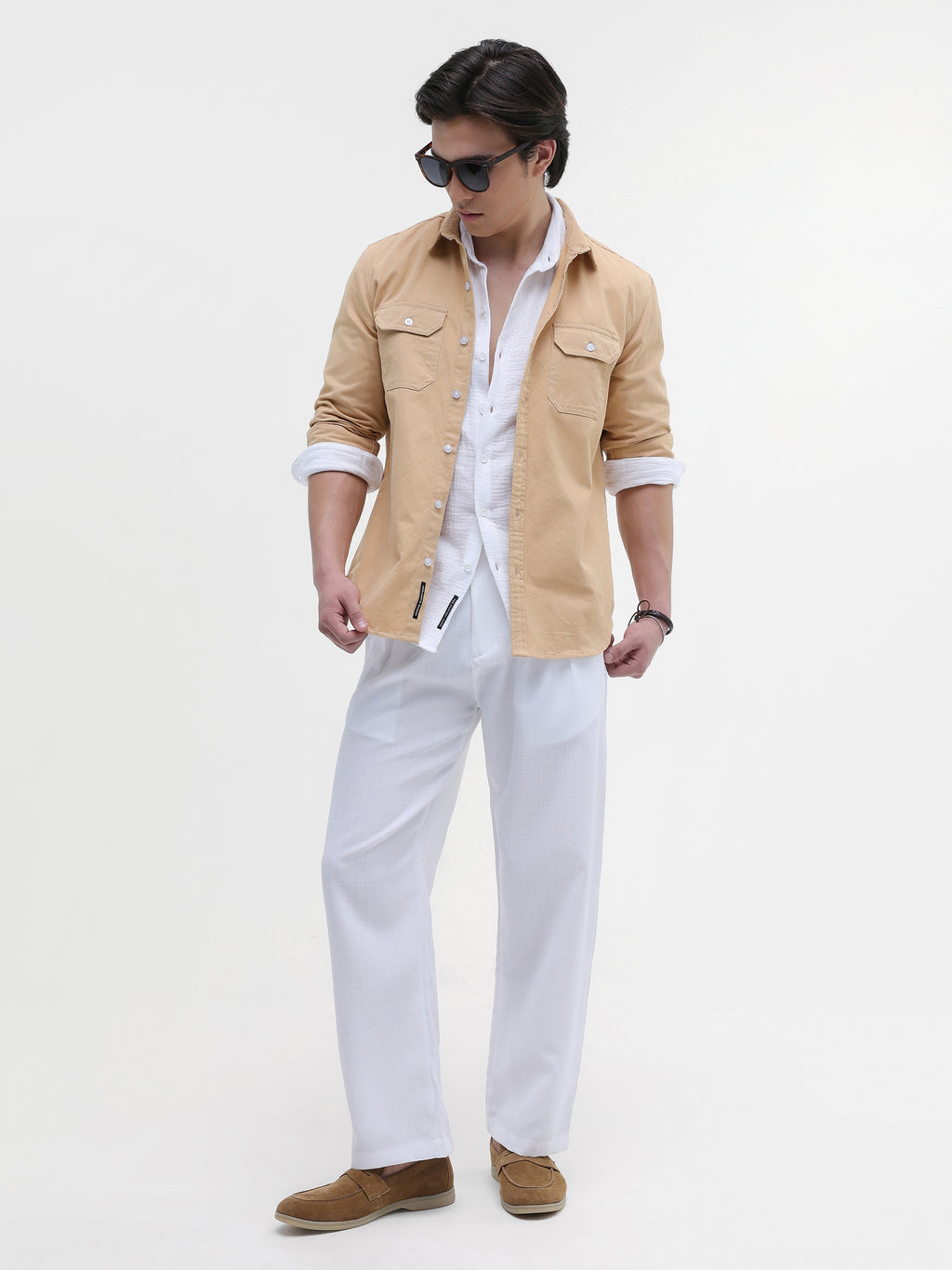Plain Regular Fit Shirt