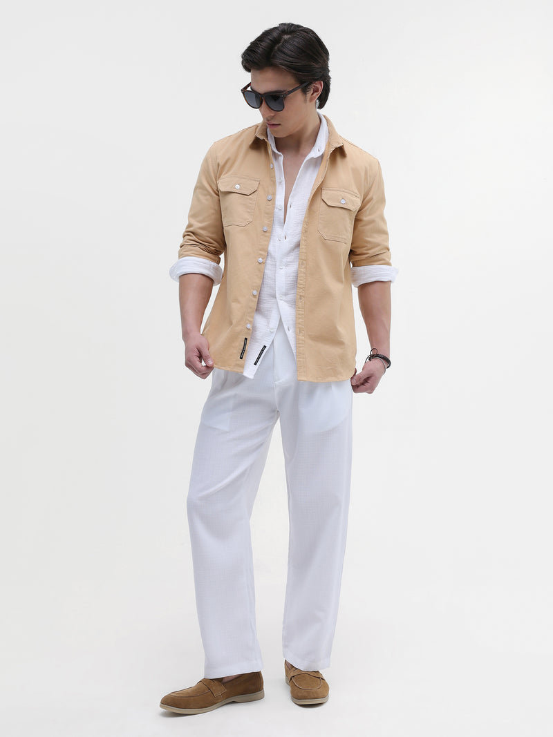 Plain Regular Fit Shirt