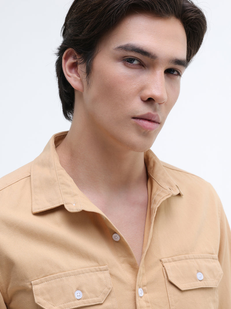 Plain Regular Fit Shirt
