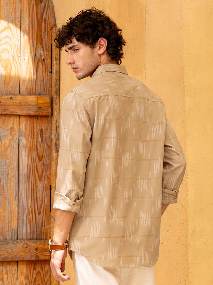 Yarn Dyed Button-Down Regular Fit Shirt