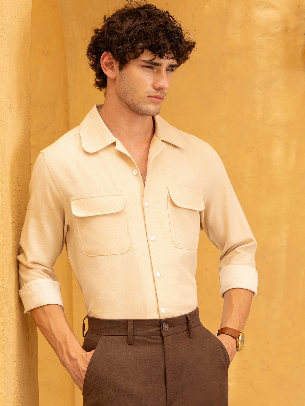 Plain Regular Fit Shirt