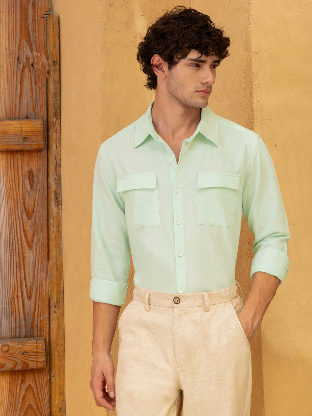 Plain Regular Fit Shirt