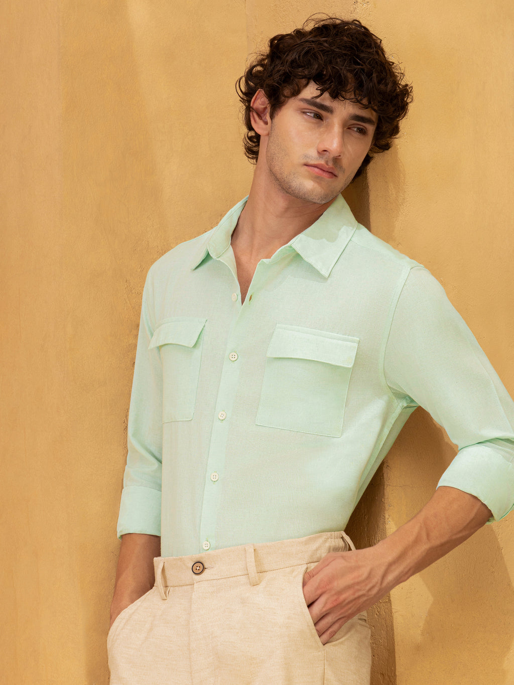 Plain Regular Fit Shirt