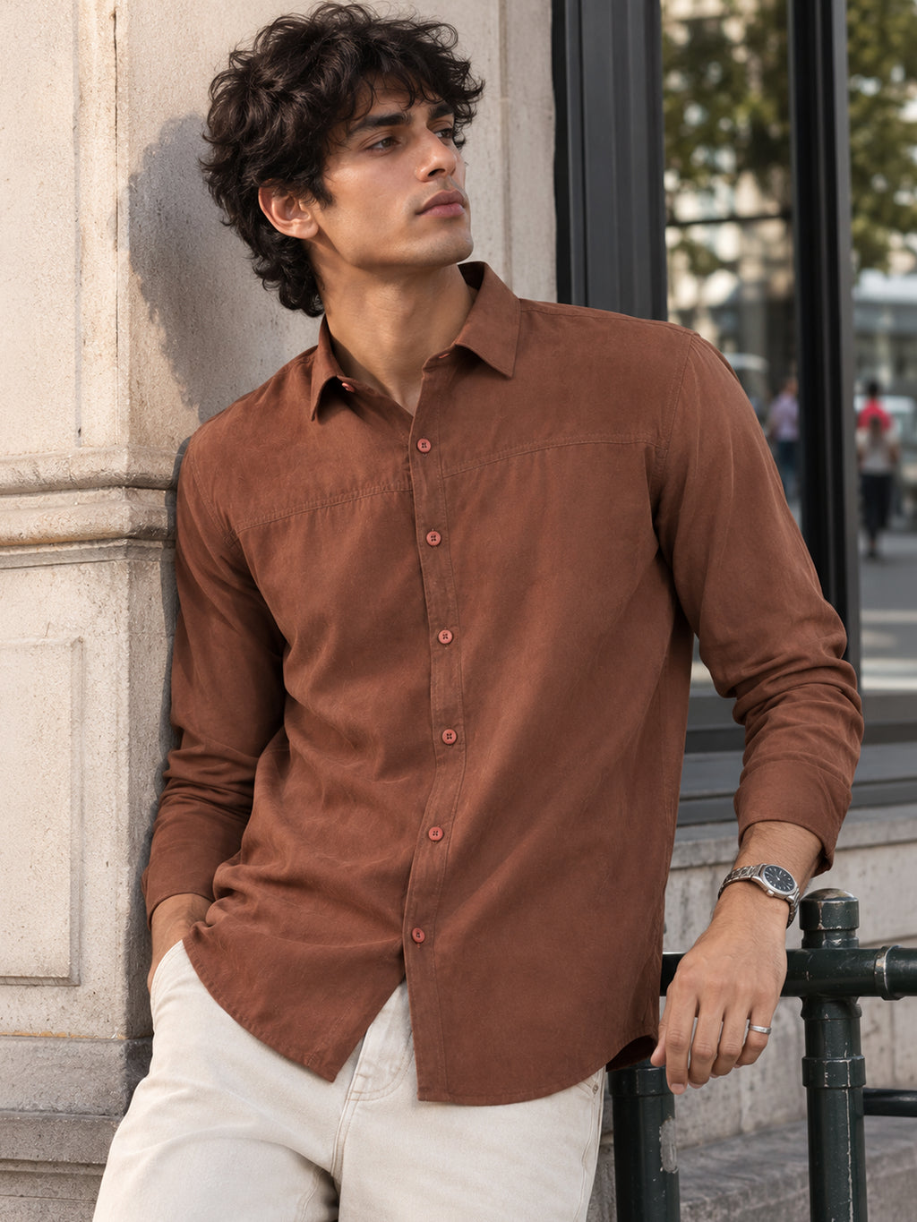 Solid Regular Fit Shirt