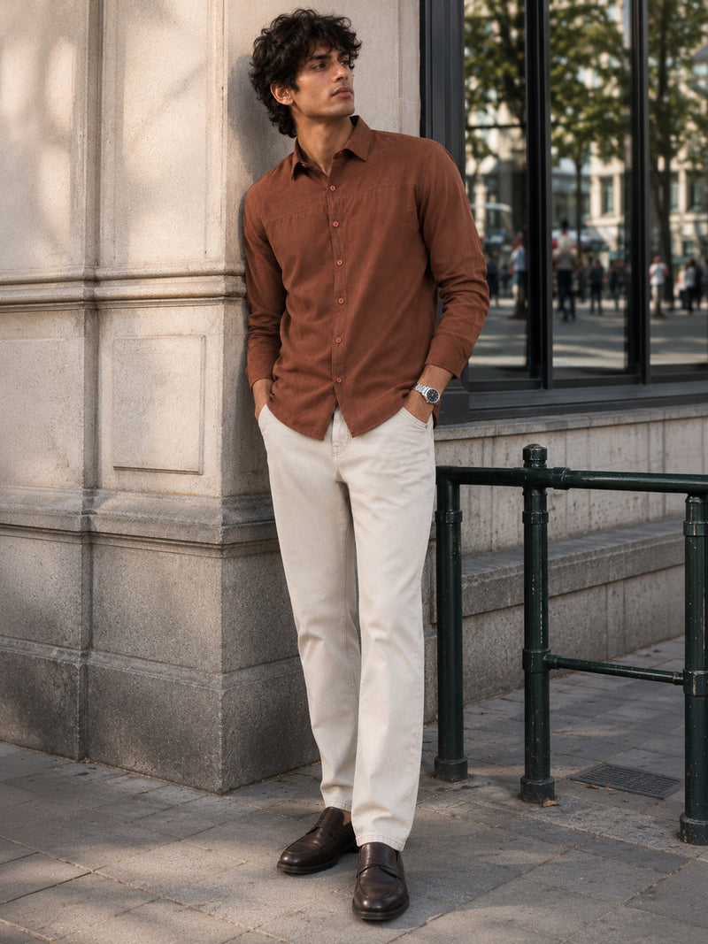 Solid Regular Fit Shirt