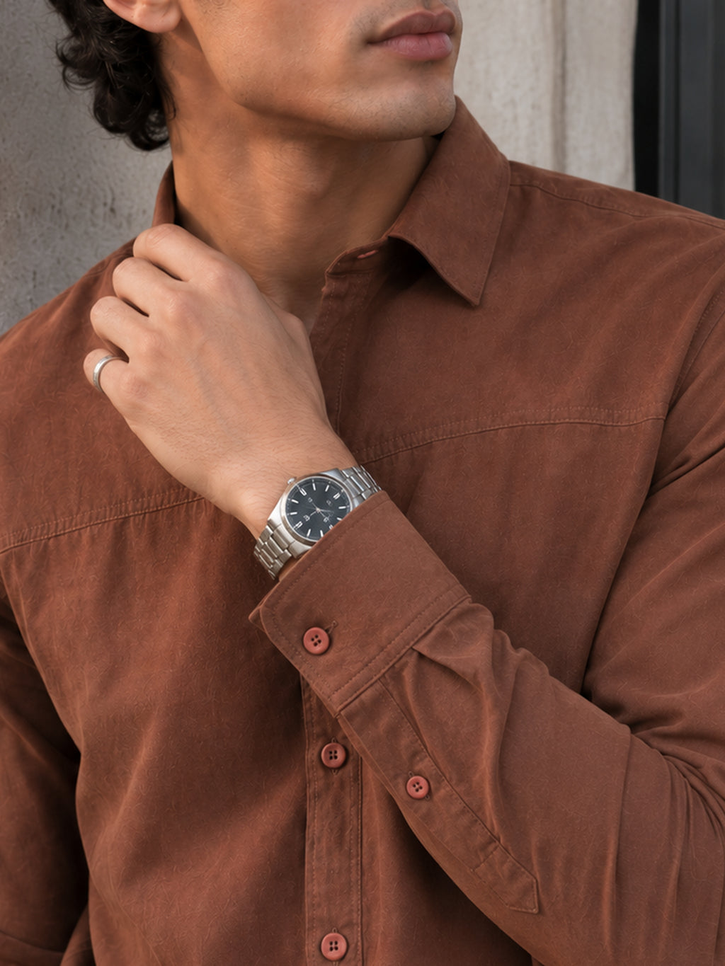 Solid Regular Fit Shirt
