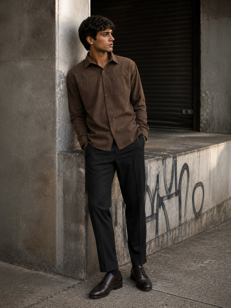 Solid Regular Fit Shirt