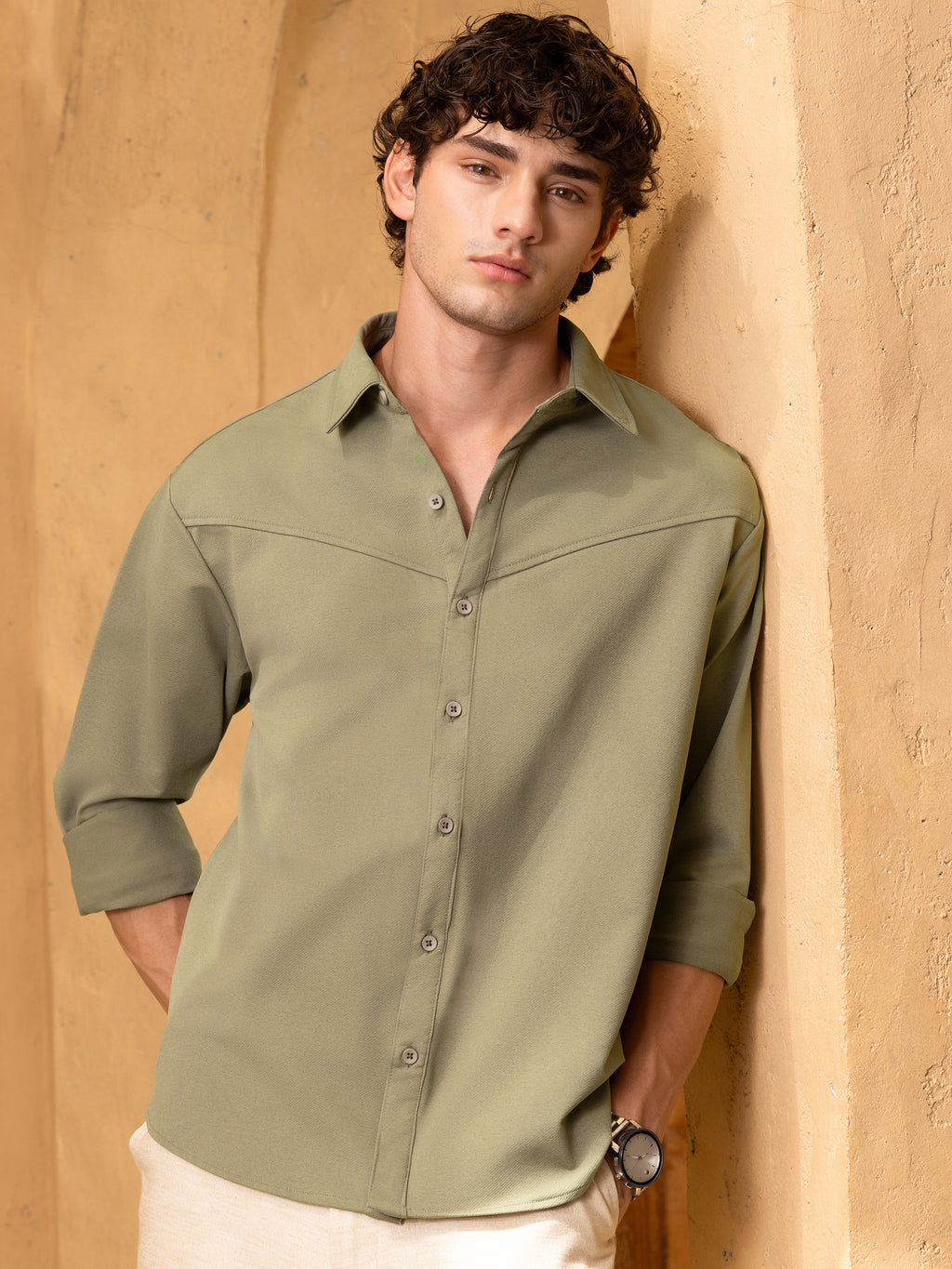 Plain Regular Fit Shirt