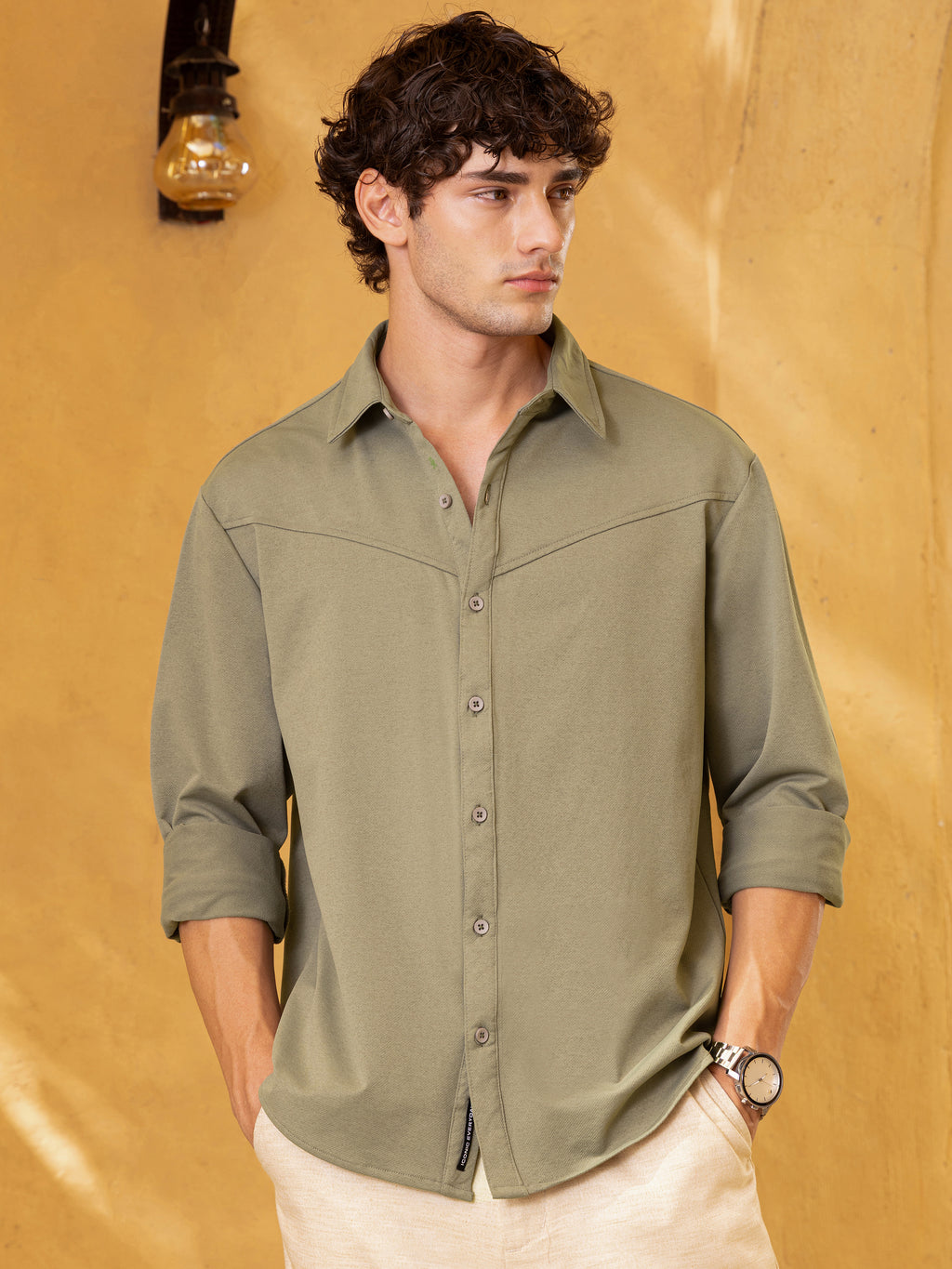 Plain Regular Fit Shirt