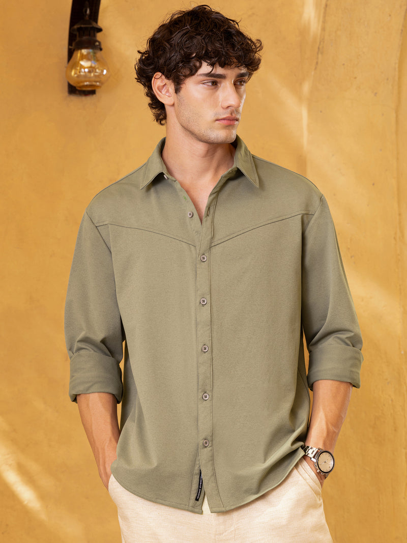 Plain Regular Fit Shirt