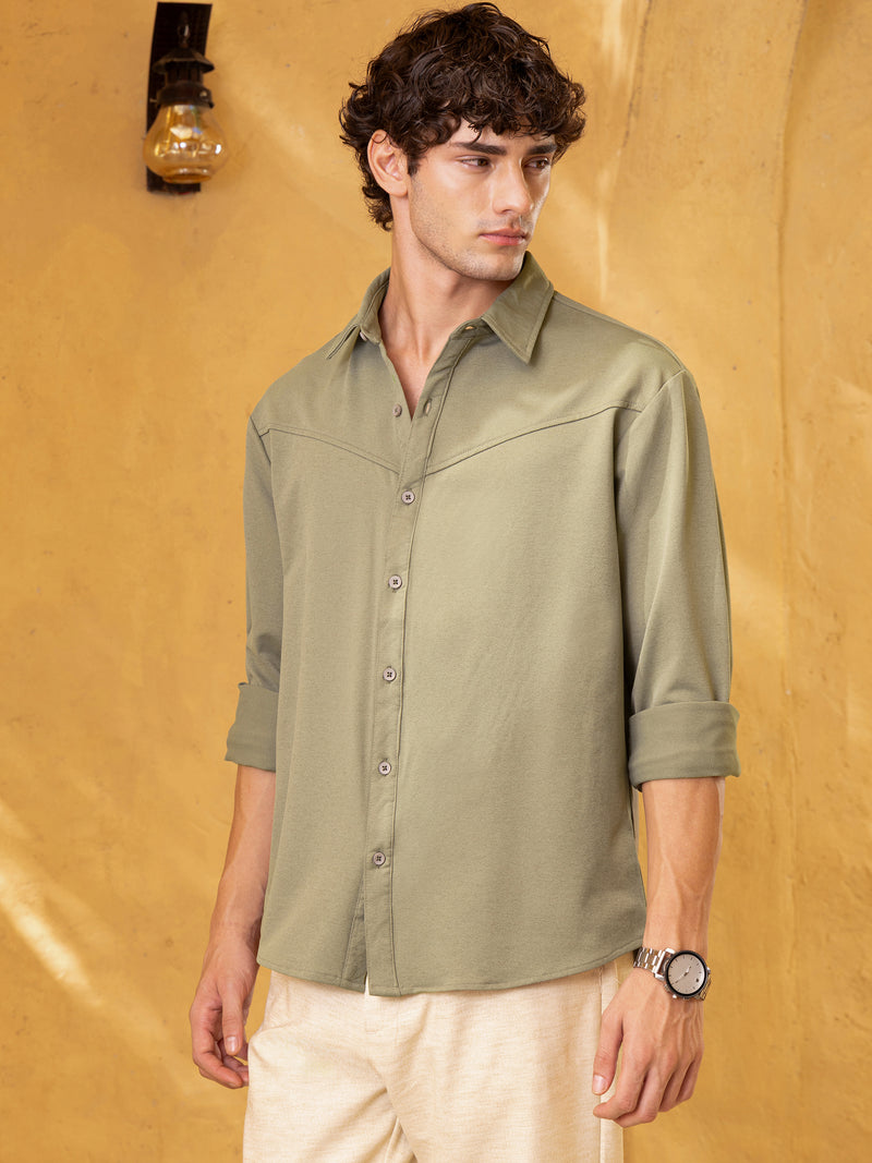 Plain Regular Fit Shirt