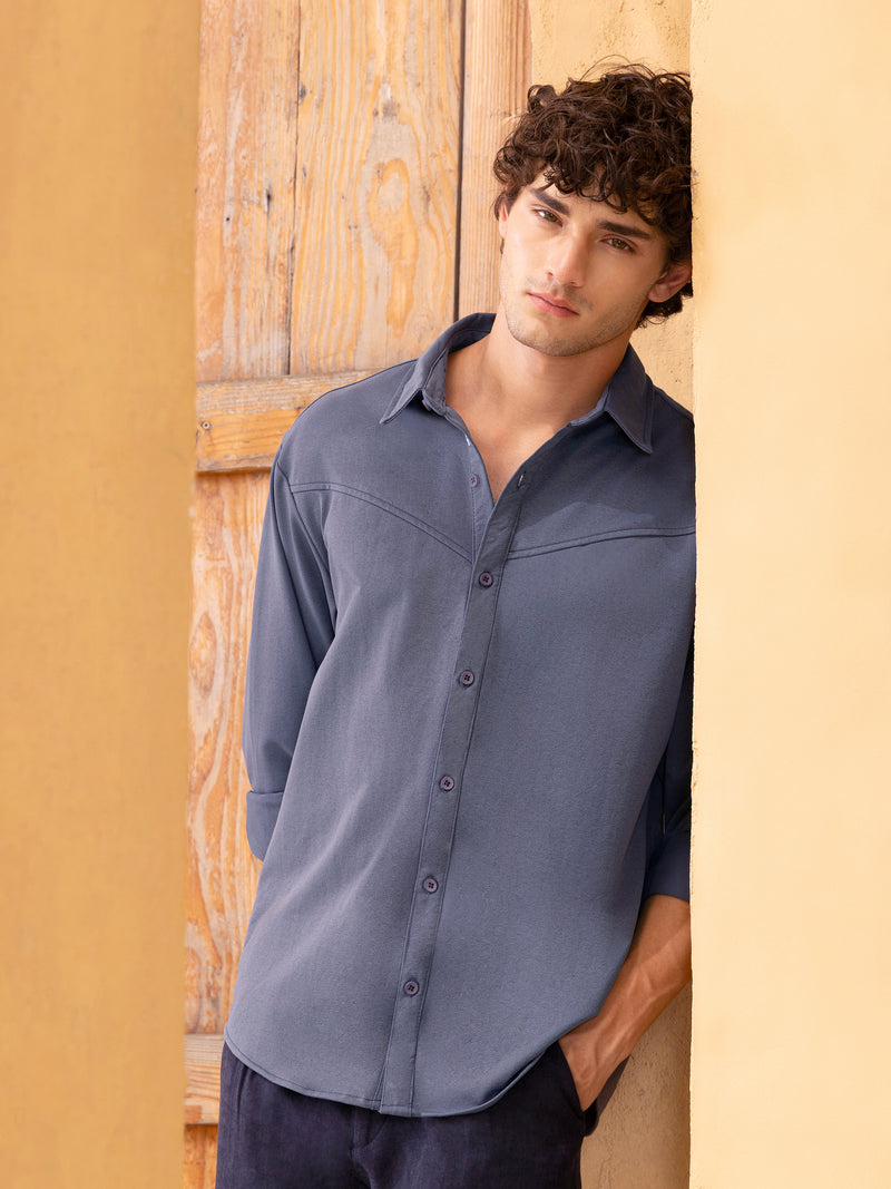Plain Regular Fit Shirt