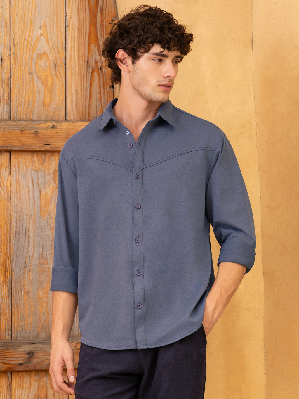 Plain Regular Fit Shirt
