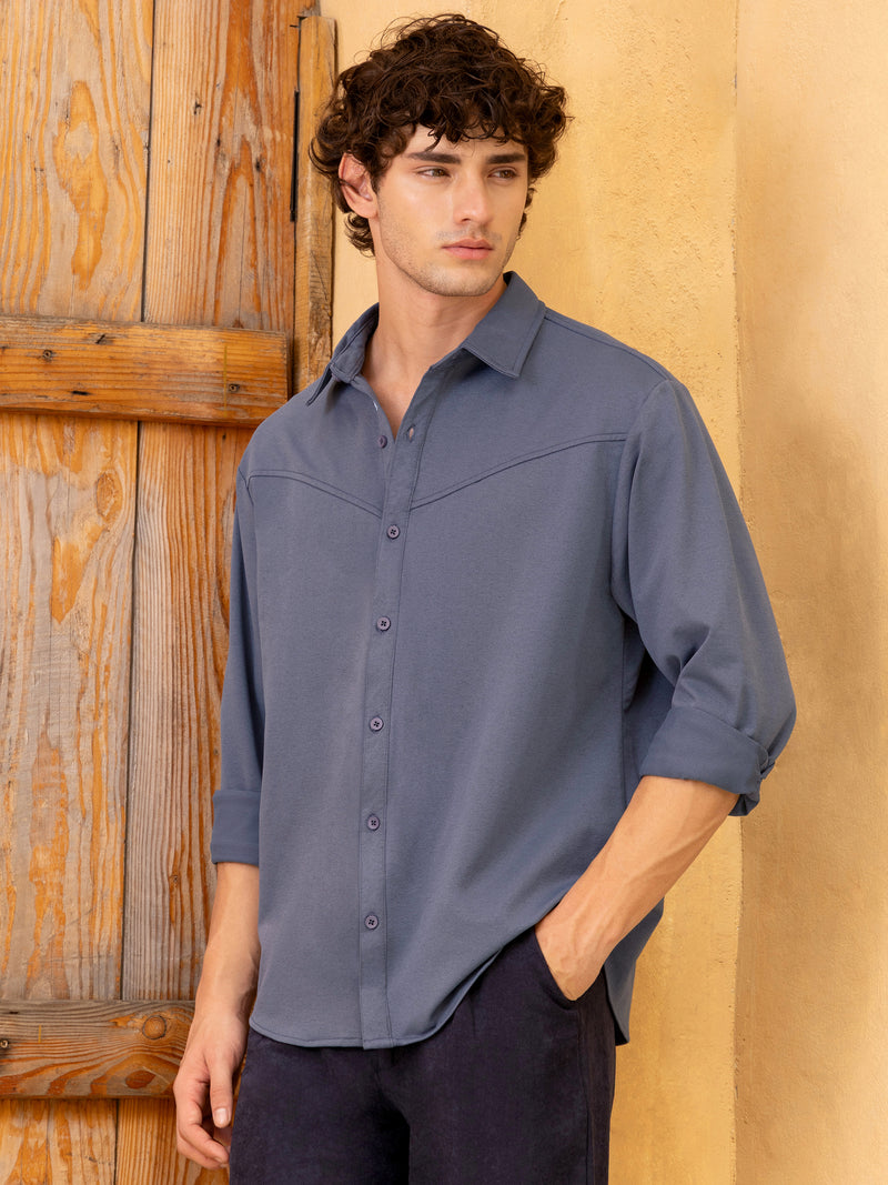 Plain Regular Fit Shirt