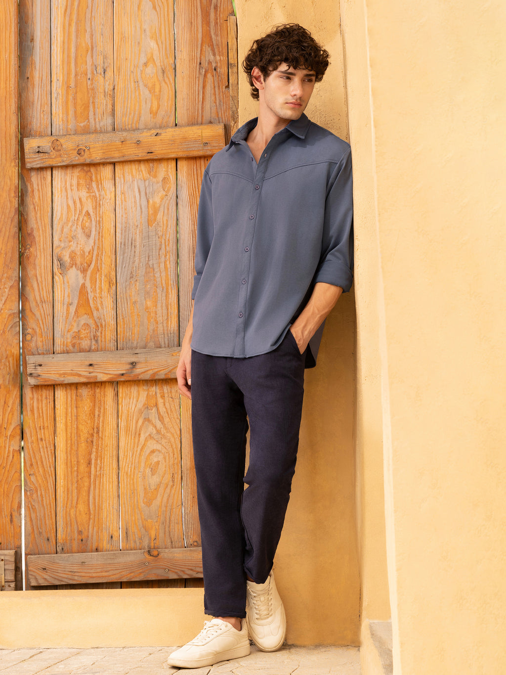 Plain Regular Fit Shirt