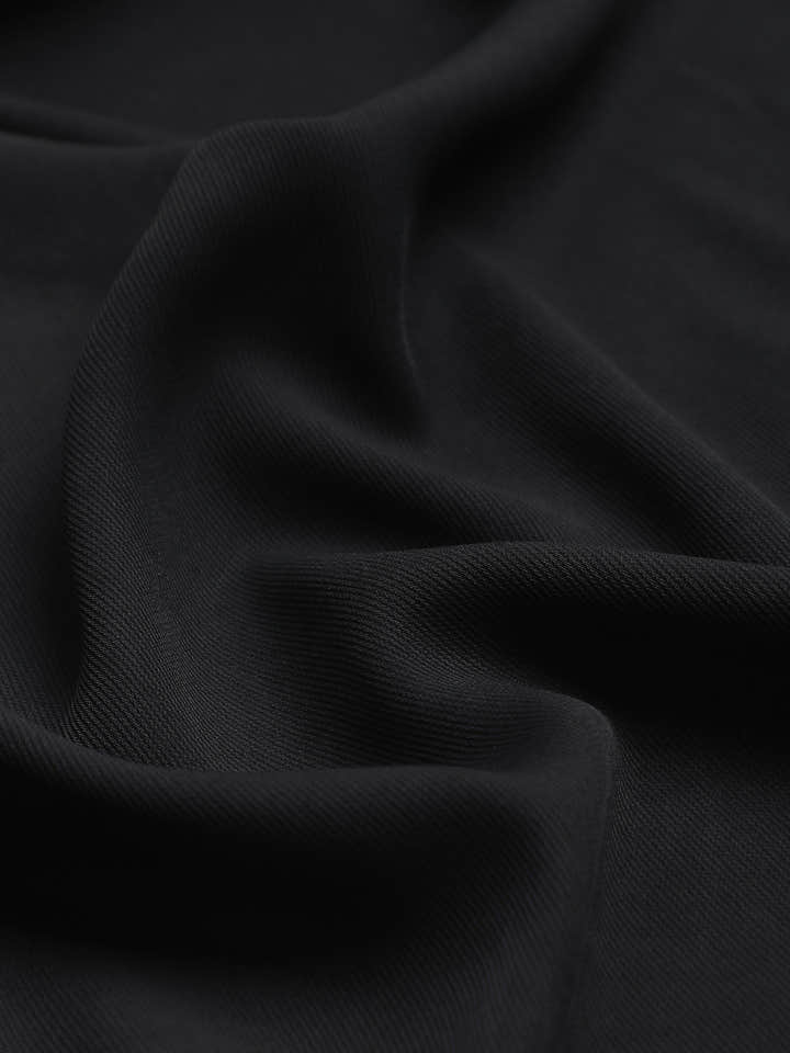 CAHOOT Black Solid Casual Shirt With Single Patch Pocket - view 7