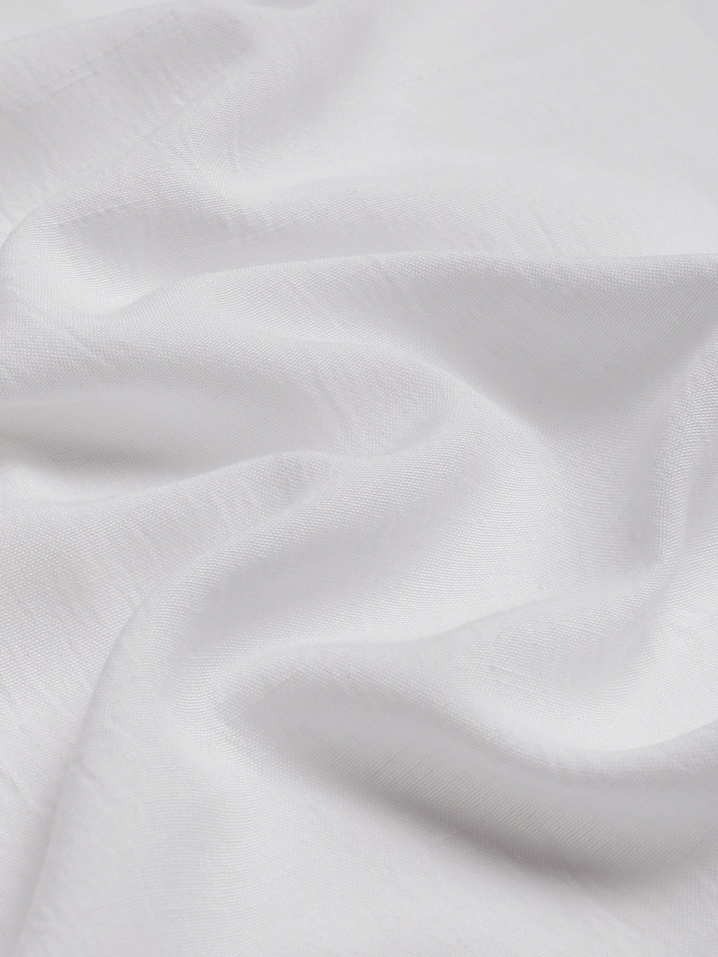 CAHOOT White Solid Oversized Fit Shirt With Utility Pockets - view 7