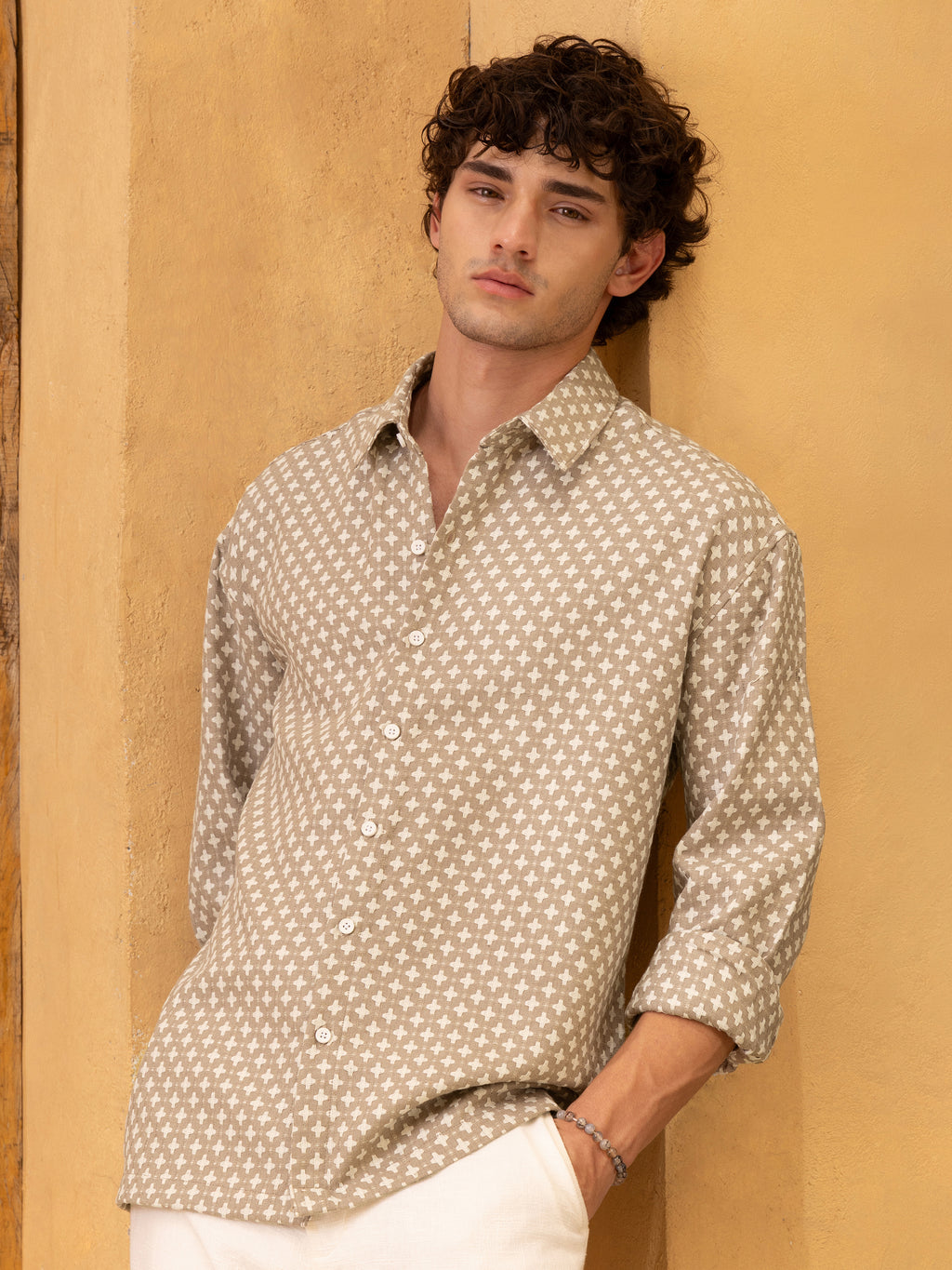 Jacquard Regular Fit Shirt