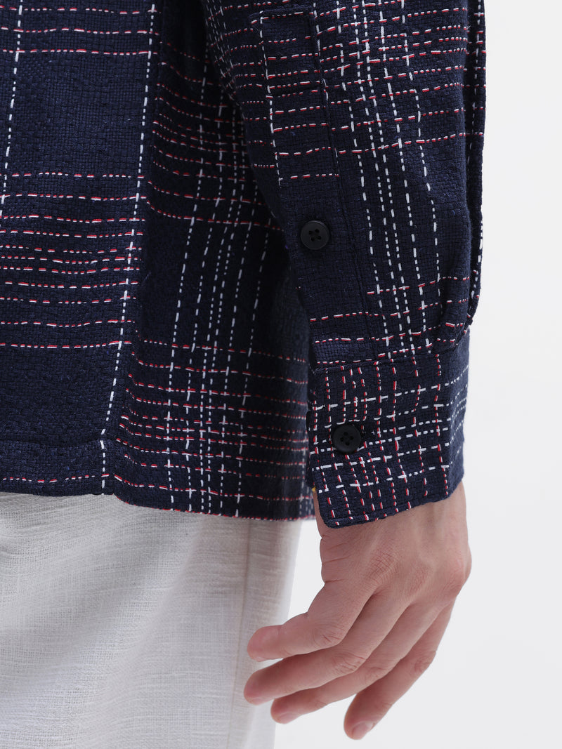 Yarn Dyed checks Regular Fit Shirt