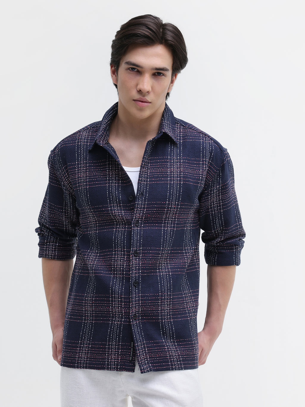 Yarn Dyed checks Regular Fit Shirt