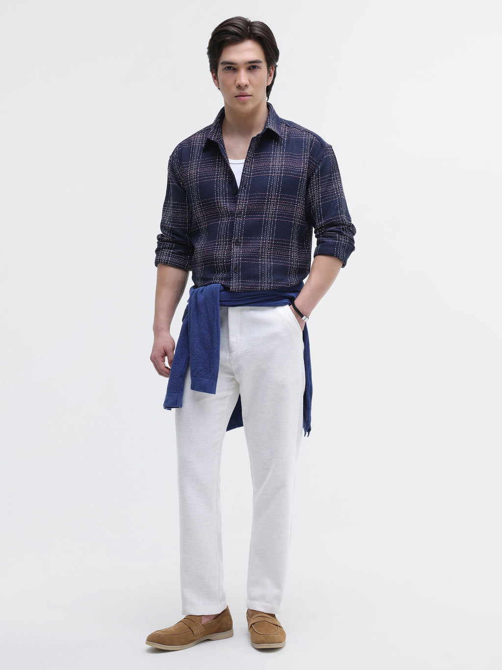 Yarn Dyed checks Regular Fit Shirt