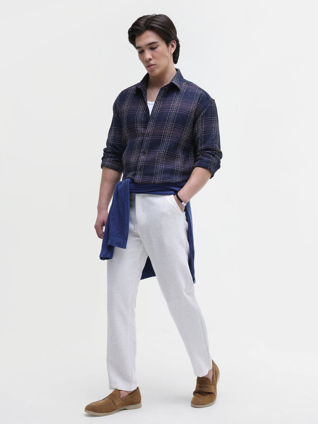 Yarn Dyed checks Regular Fit Shirt