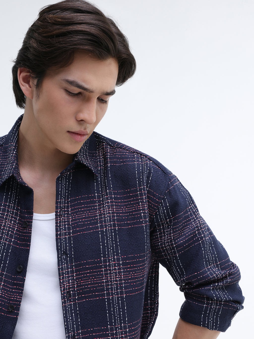 Yarn Dyed checks Regular Fit Shirt