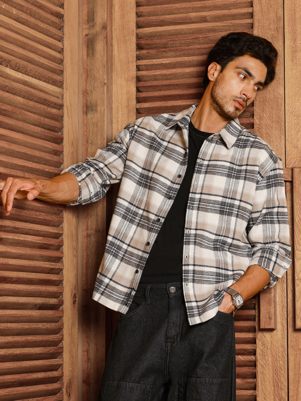 CAHOOT Men's Multicolour Checks Shirt - view 1