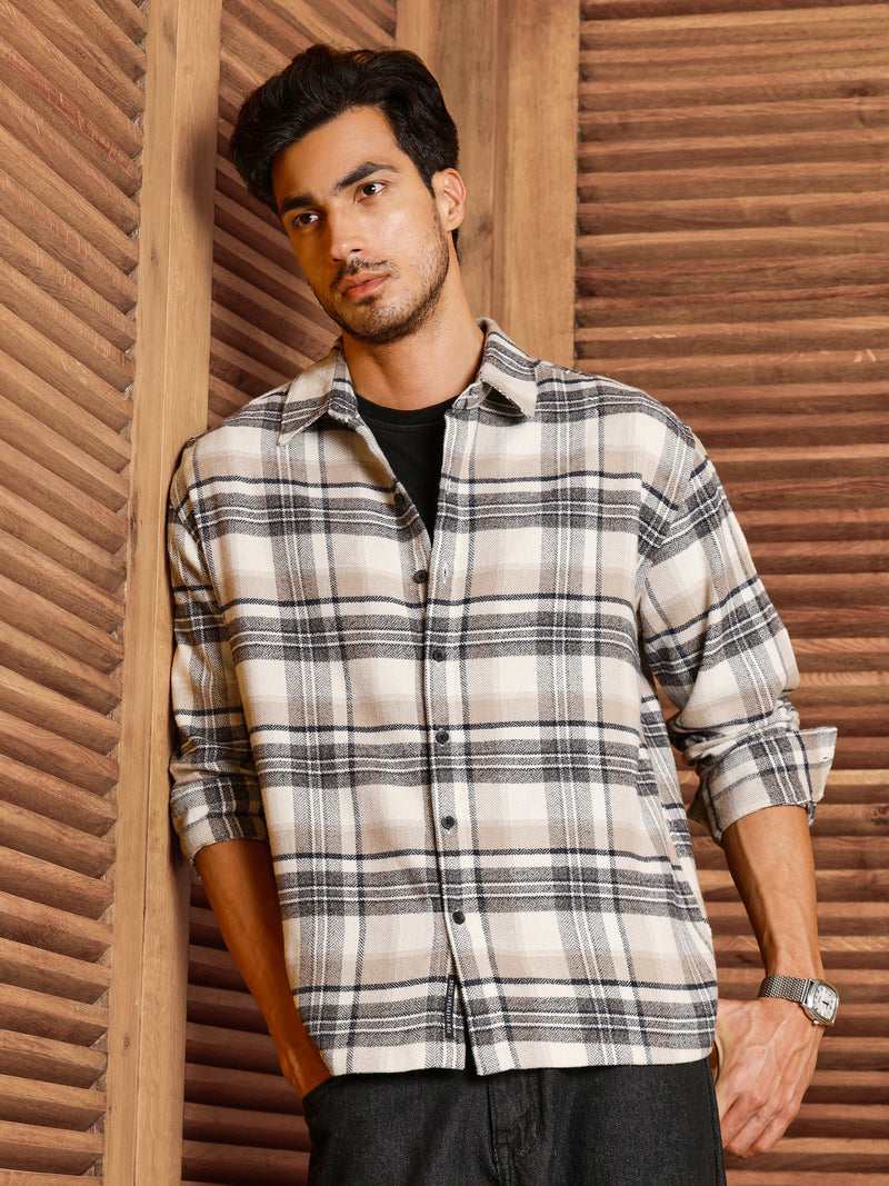 CAHOOT Men's Multicolour Checks Shirt - view 2