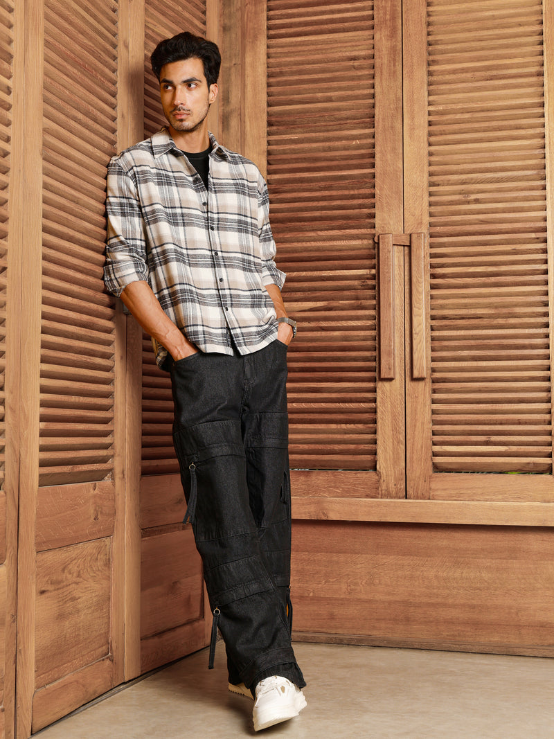 CAHOOT Men's Multicolour Checks Shirt - view 5