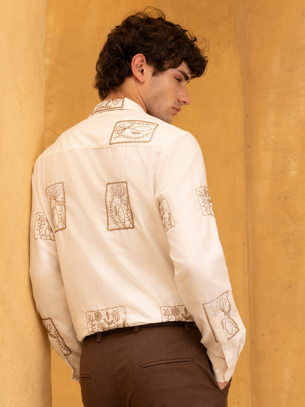 Embriodary Regular Fit Shirt