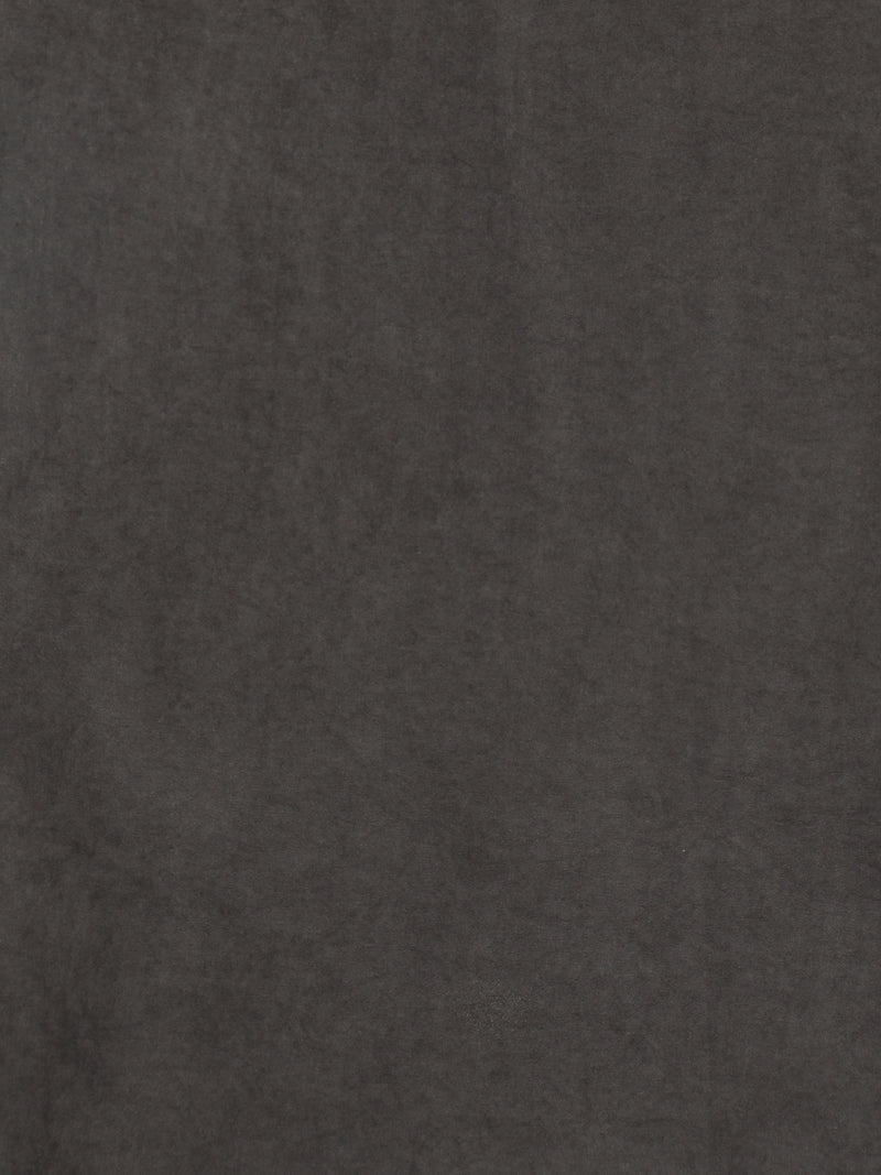 CAHOOT Grey Suede-Finish Shirt With Twin Flap Pockets - view 8