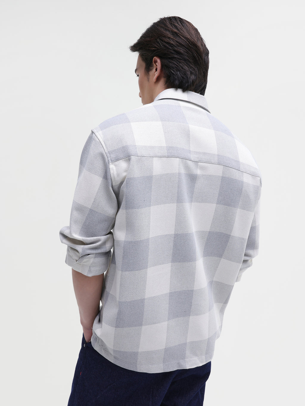 Yarn Dyed checks Relaxed Fit Shirt