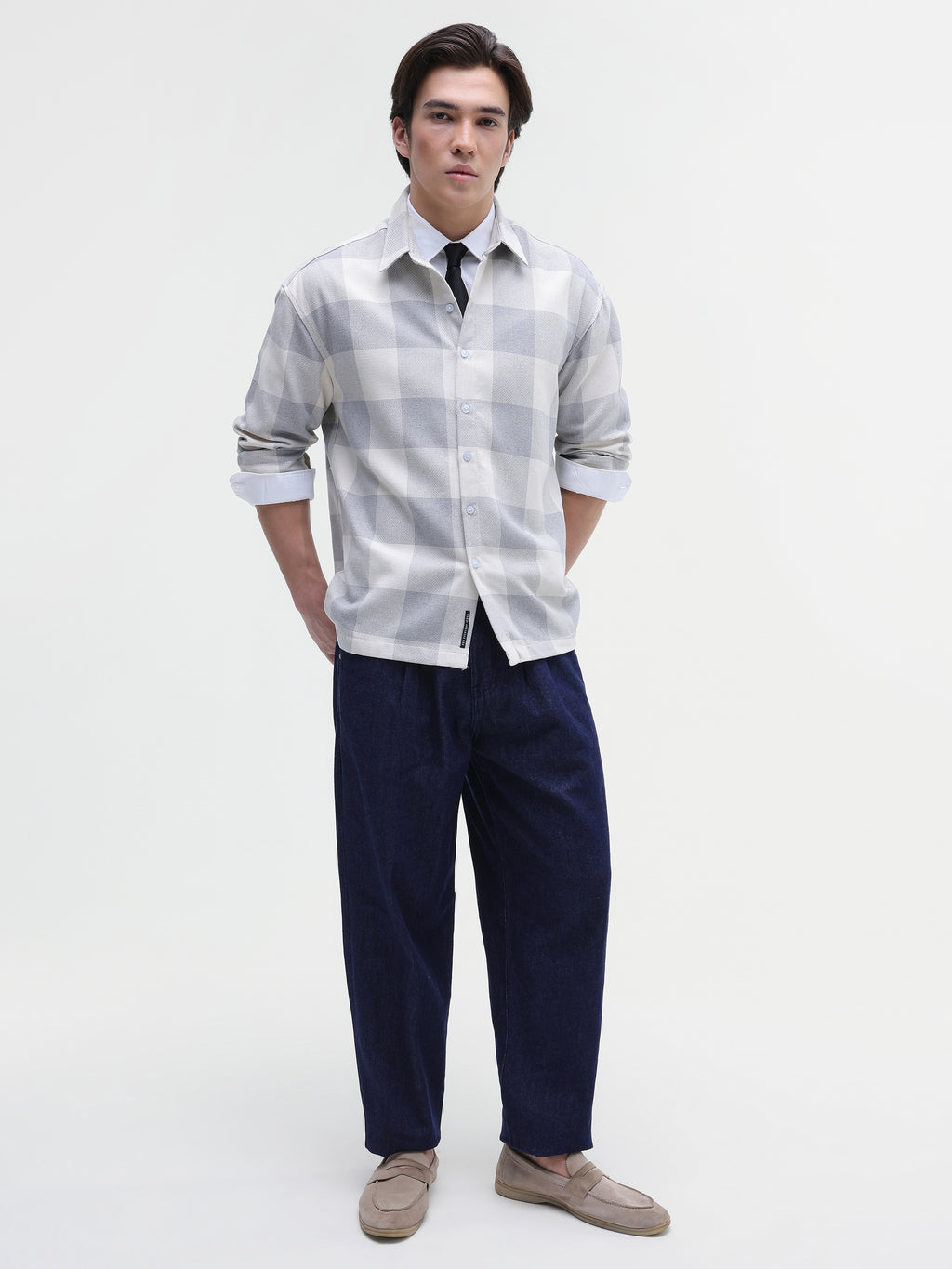 Yarn Dyed checks Relaxed Fit Shirt