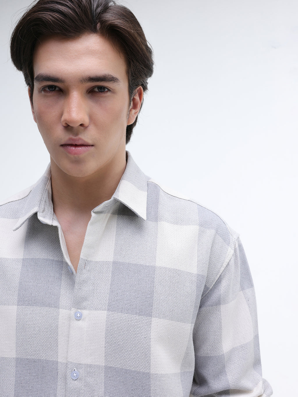 Yarn Dyed checks Relaxed Fit Shirt